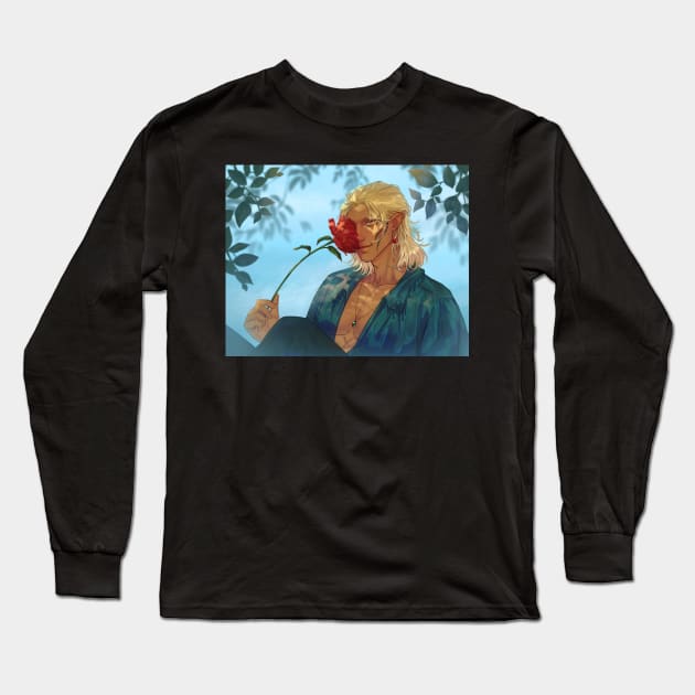 Zevran Arainai Long Sleeve T-Shirt by SavBakk